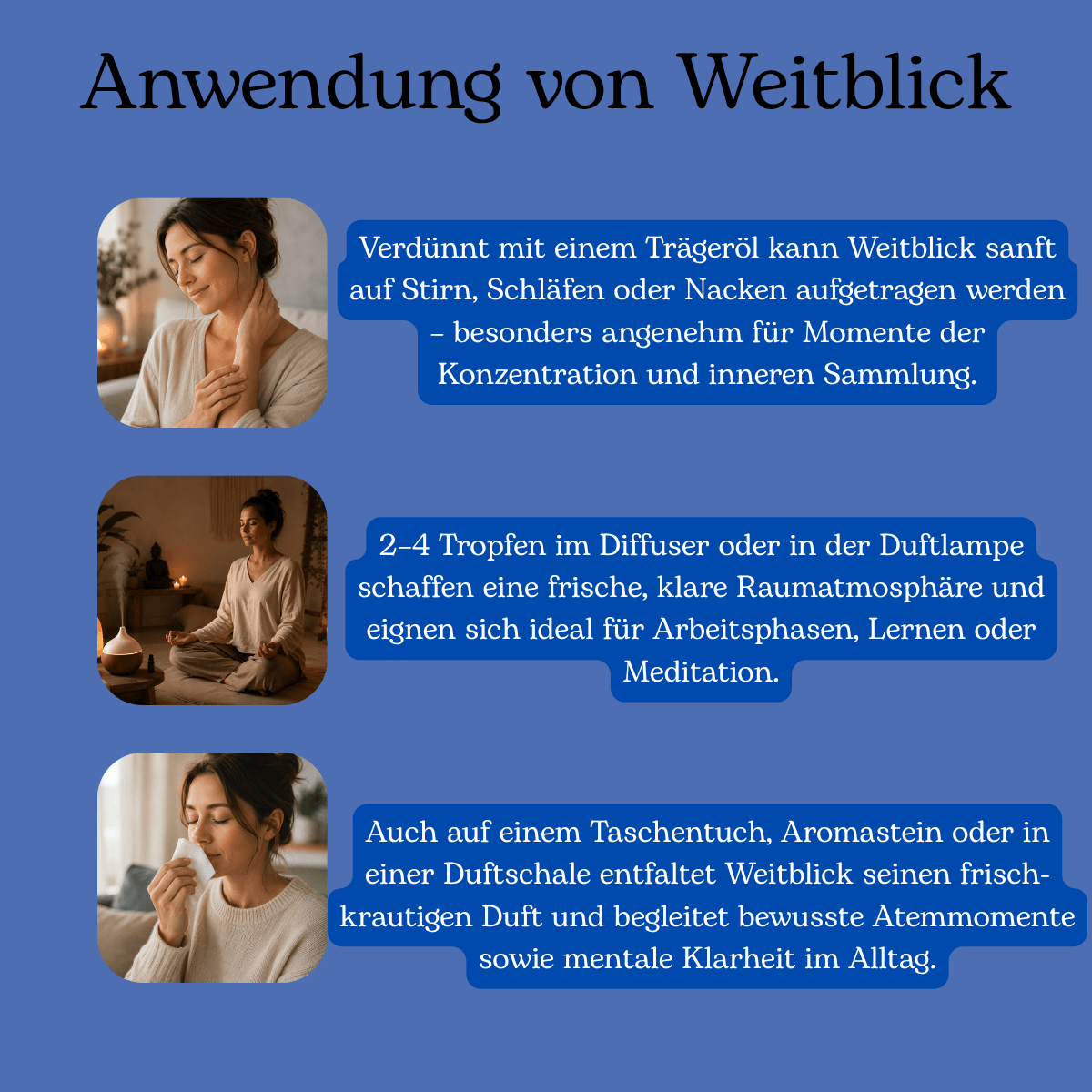 Anwendung von Weitblick