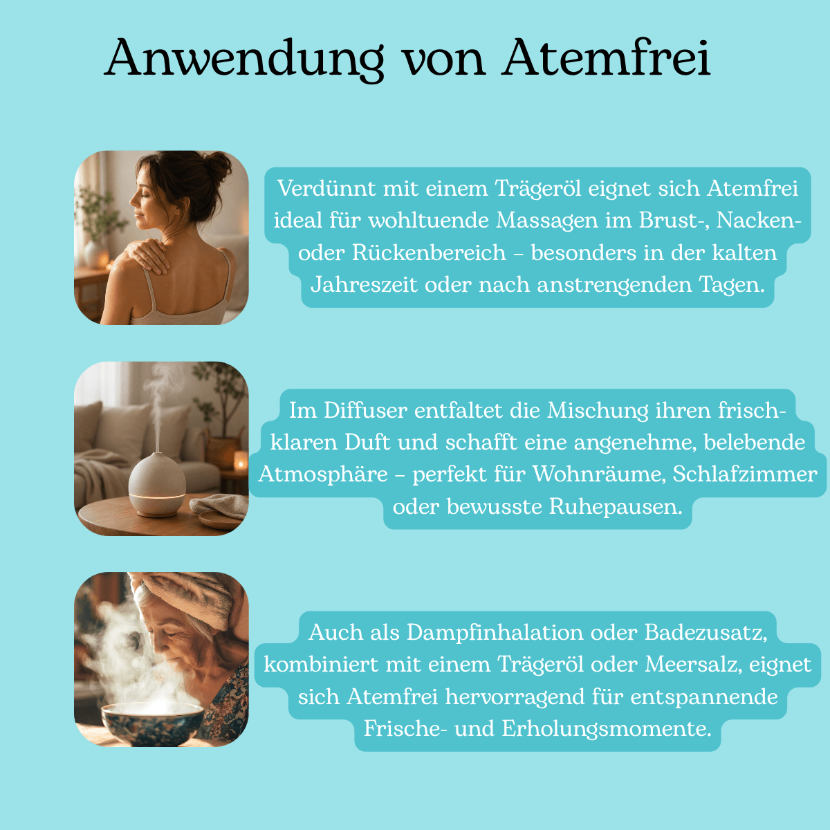 Anwendung von Atemfrei