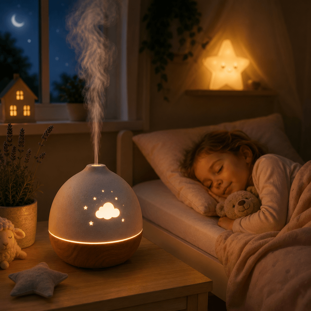 Sanfte Abwehr im Diffuser für Kinderzimmer und Wohnräume