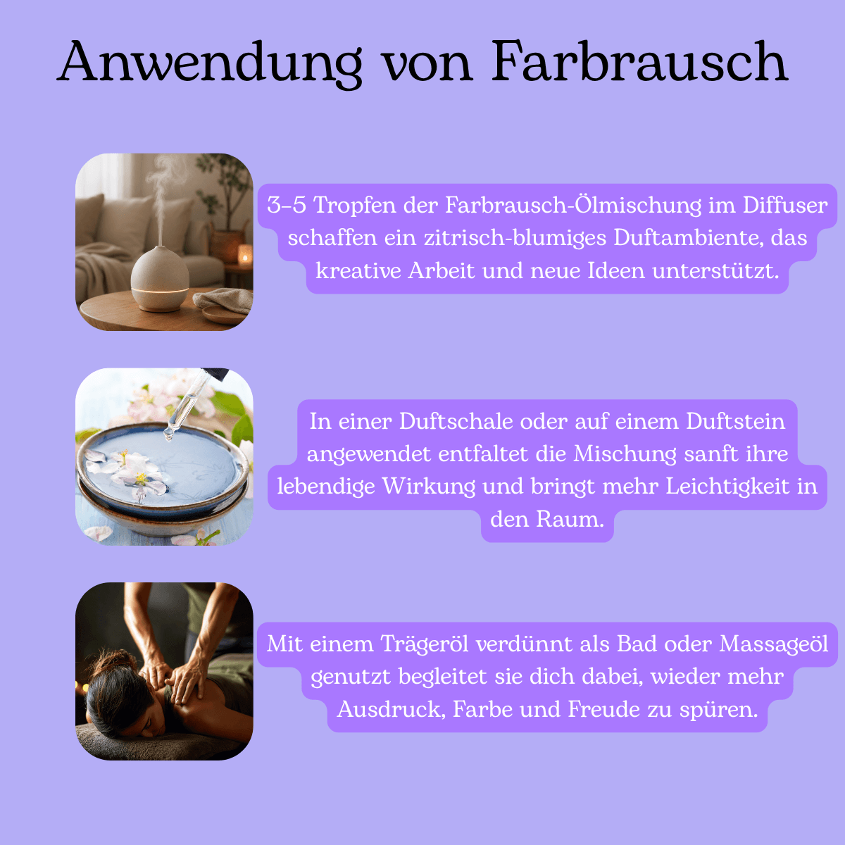 Anwendung von Farbrausch