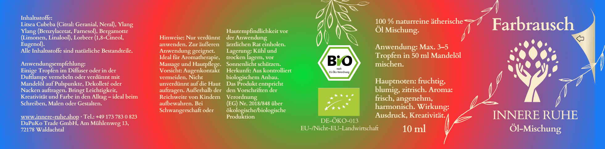 Farbrausch Etikett