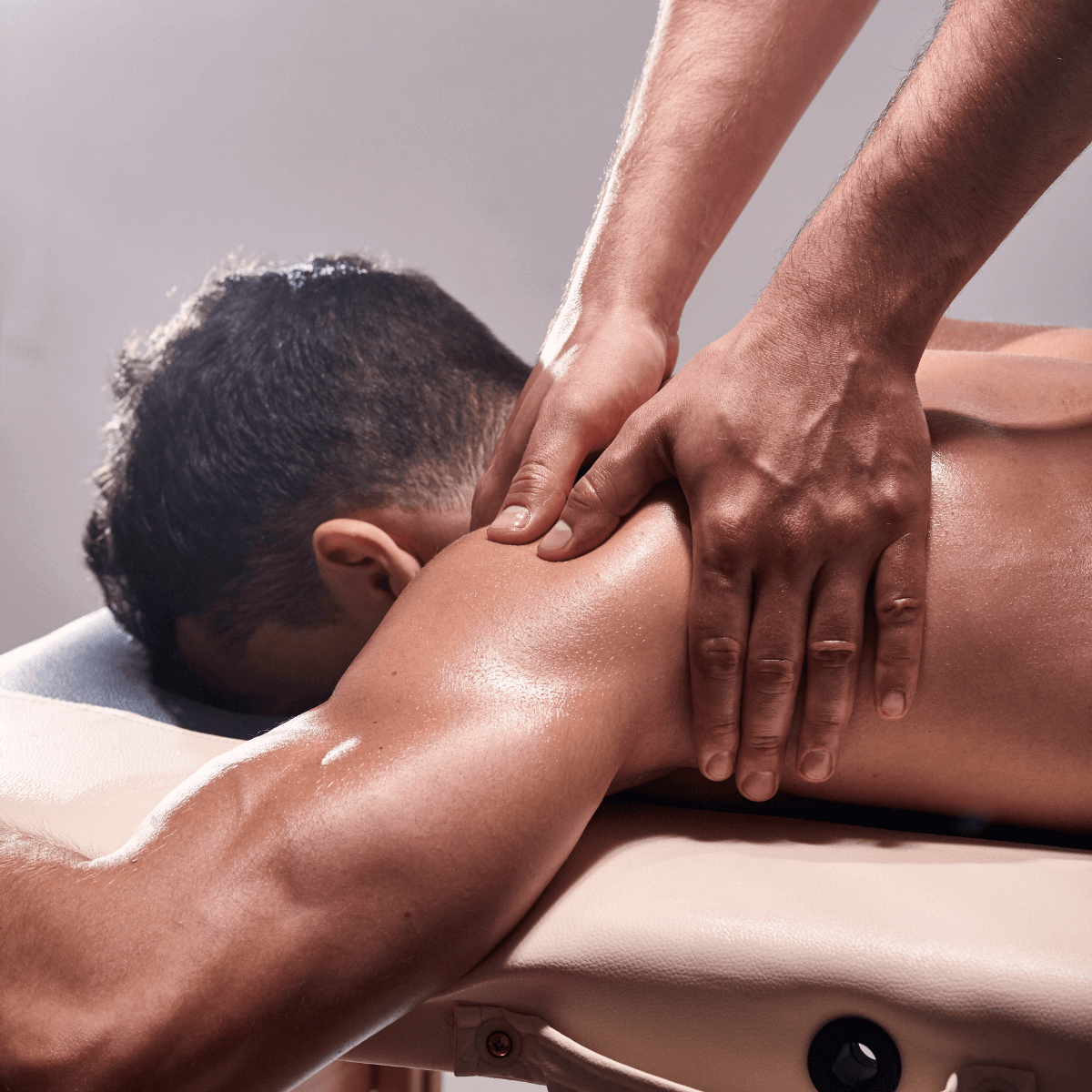 Locker lassen für Sportmassage bei beanspruchten Muskeln