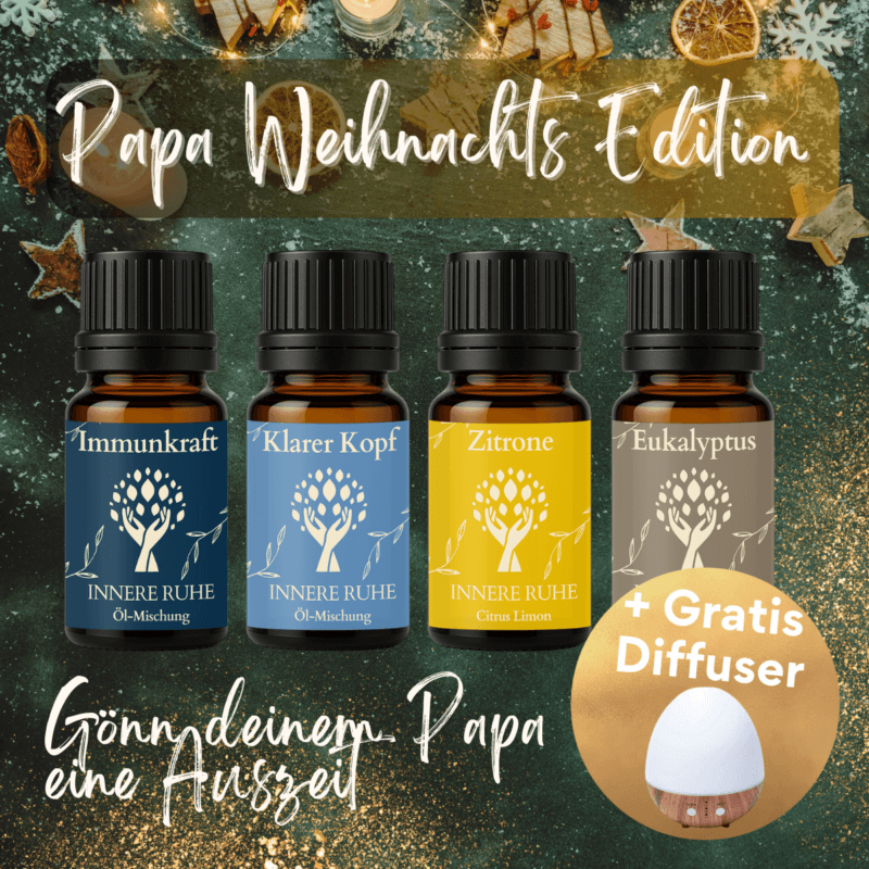 Öl-Set „Gelassenheit & Energie – Papa“ – Weihnachts-Edition