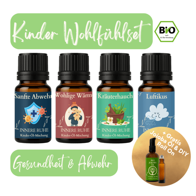 Öl-Set Kinder – Gesundheit & Abwehr – Wohlfühlset