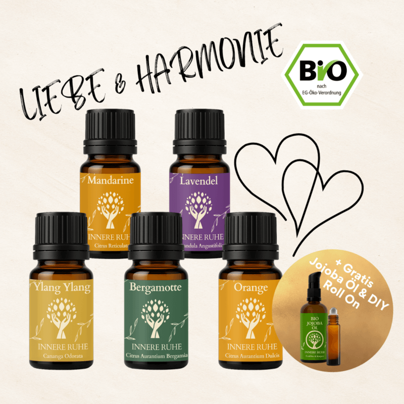 Öl-Set Liebe & Harmonie – Sinnlichkeit & Herz