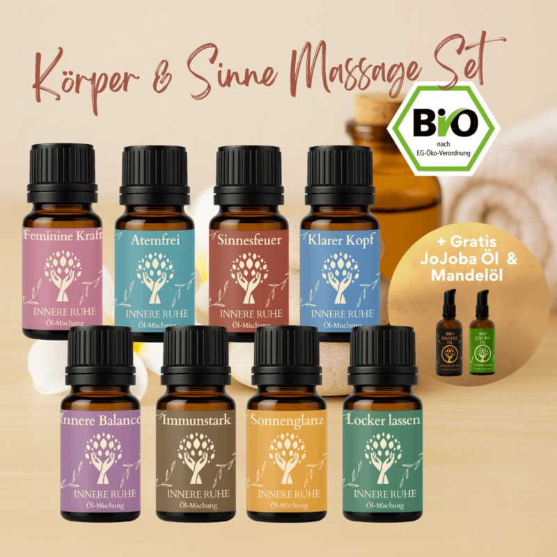 Körper & Sinne Massage Set – Berührung, Entspannung & Sinnlichkeit