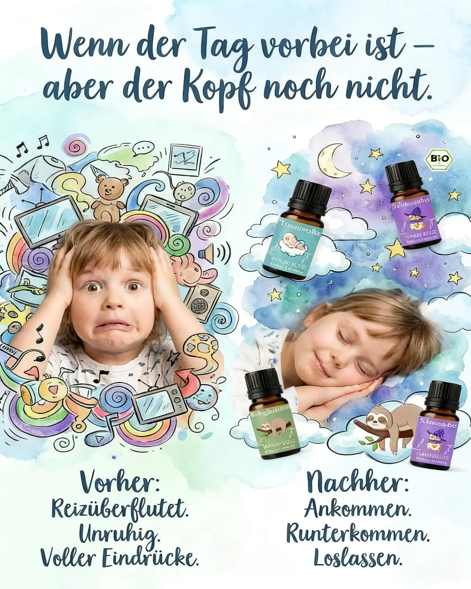 Vorher Nachher Harmonie und Reizschutz