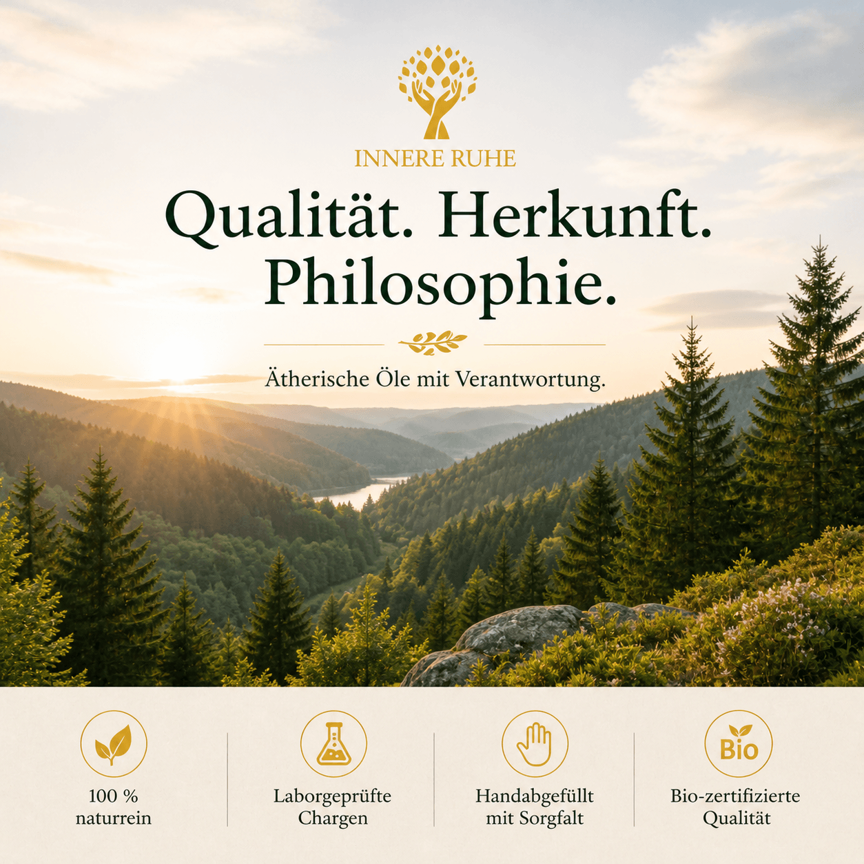 Qualität Herkunft Philosophie Innere Ruhe