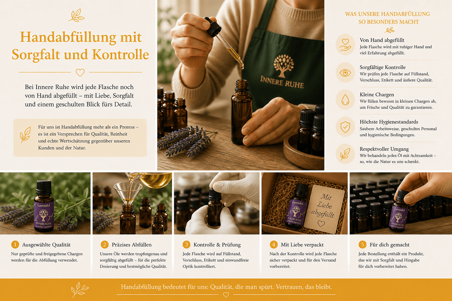 Handabfüllung Innere Ruhe Öle
